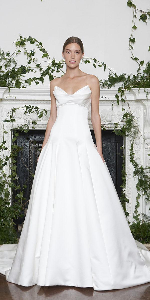 monique lhuillier wedding dresses 2018 a line sweetheart simple