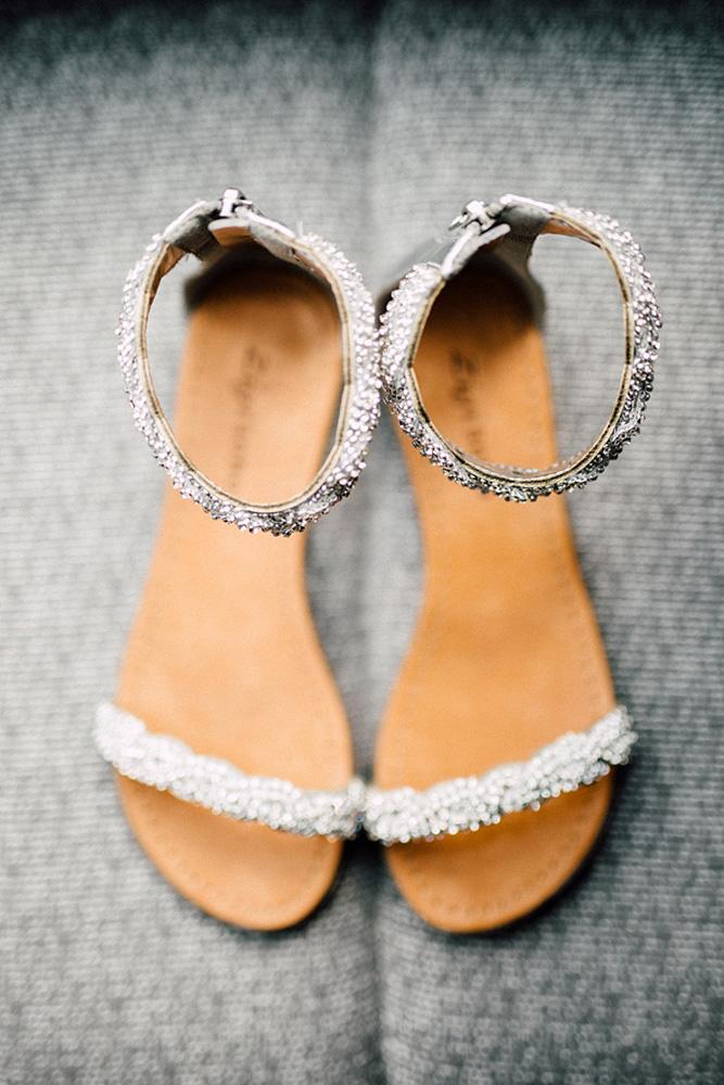 comfortable wedding shoes sandals sparkle beach simply lace photography