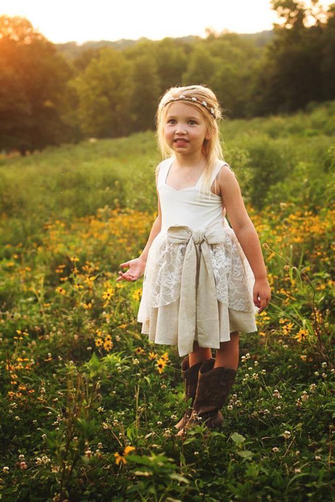 24 Country Flower Girl Dresses That Are Pretty | Wedding Dresses Guide