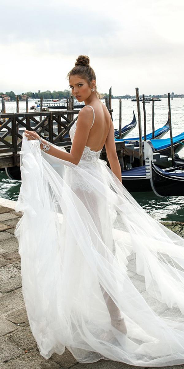 julie vino wedding dresses 2018 backless with straps light skirt