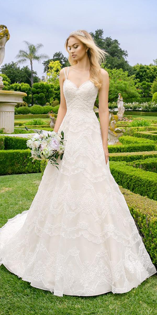 moonlight wedding dresses a line sweetheart with straps country lace embellishment
