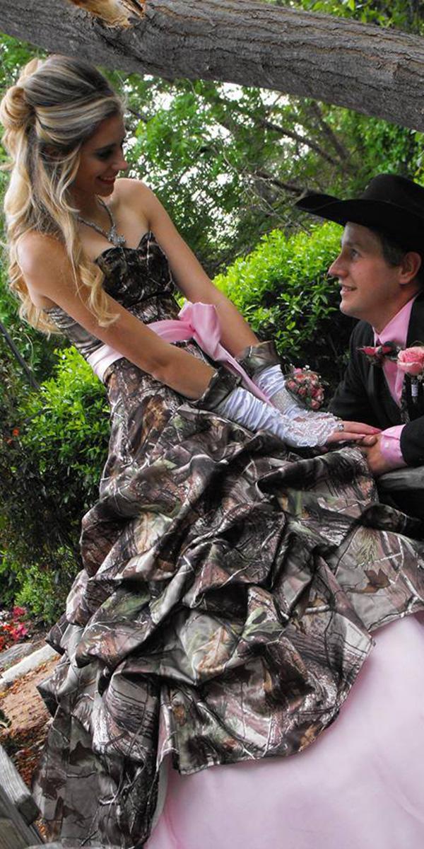Cute Camouflage Prom Dresses