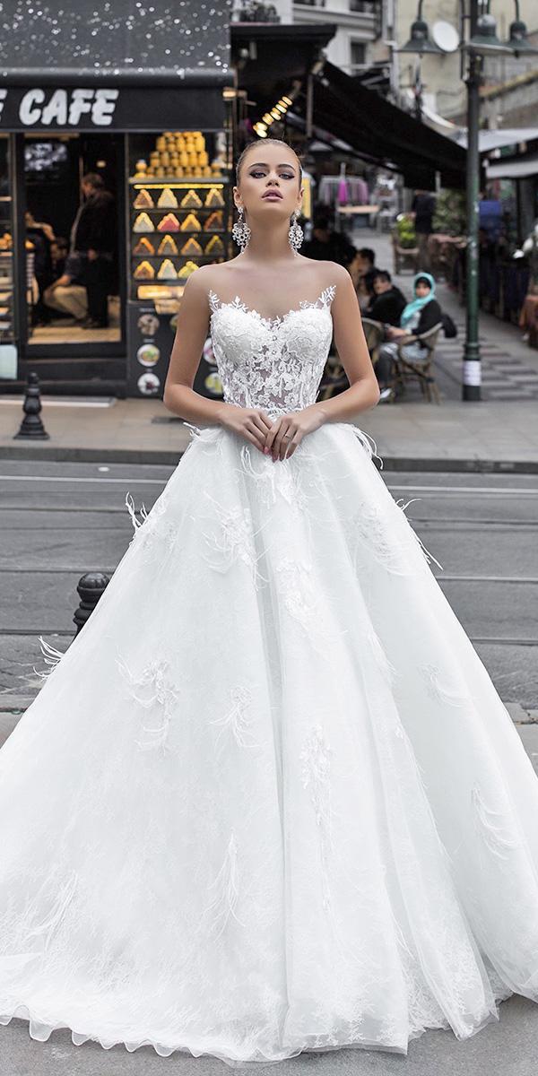 liretta wedding dresses a line sweetheart lace embellisment 2018