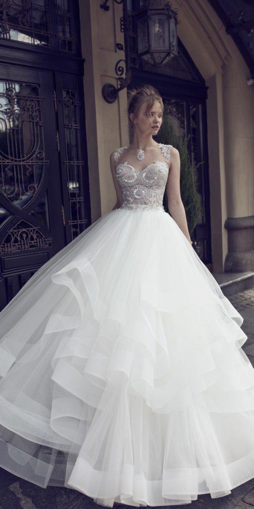 riki dalal wedding dresses ball gown sweetheart neckline with embellishments ruffled skirt style ophelia