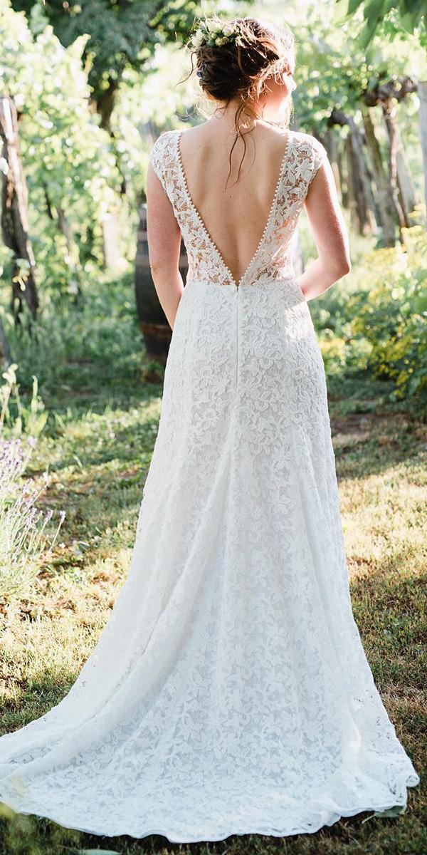 18 Rustic Lace Wedding Dresses For Different Tastes Of Brides | Wedding