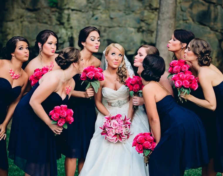 blue bridesmaid dresses crystal stokes photography featured