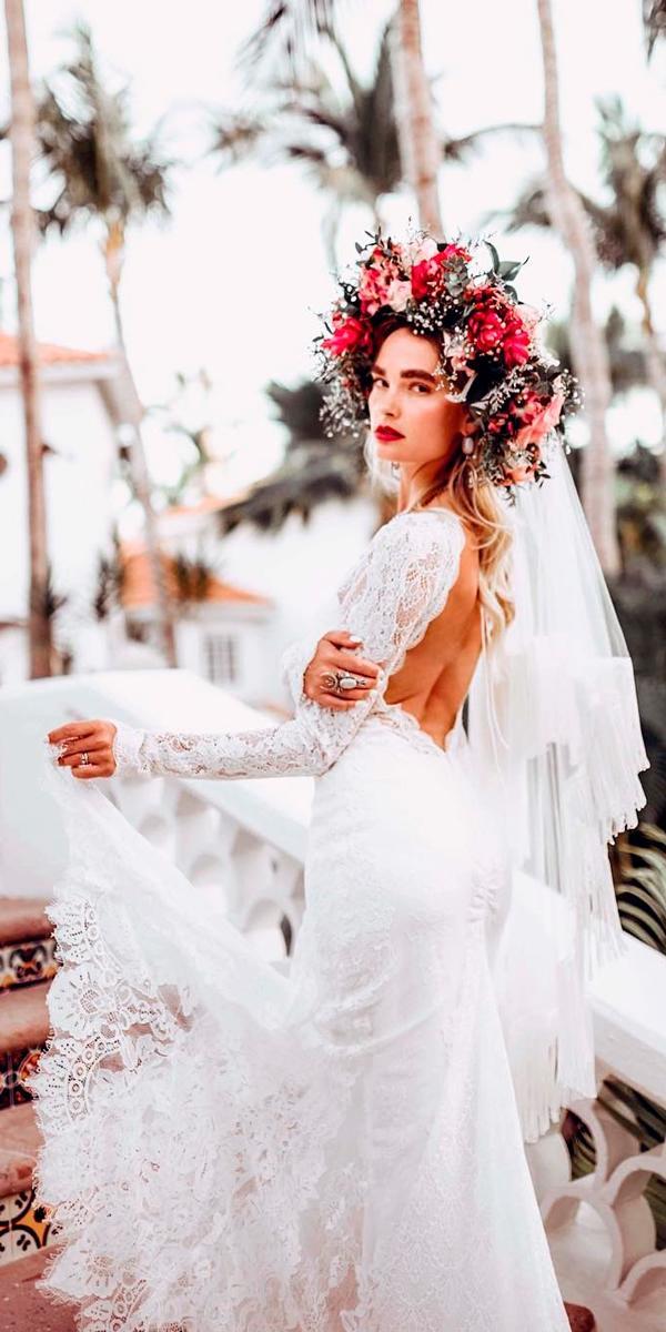 boho wedding dresses with sleeves sheath low back long sleeves lover sx society