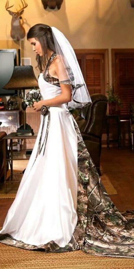 Camo Wedding Dresses For Bride, Bridesmaids, Flower Girls