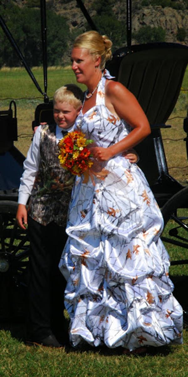 Cheap camo wedding store dresses