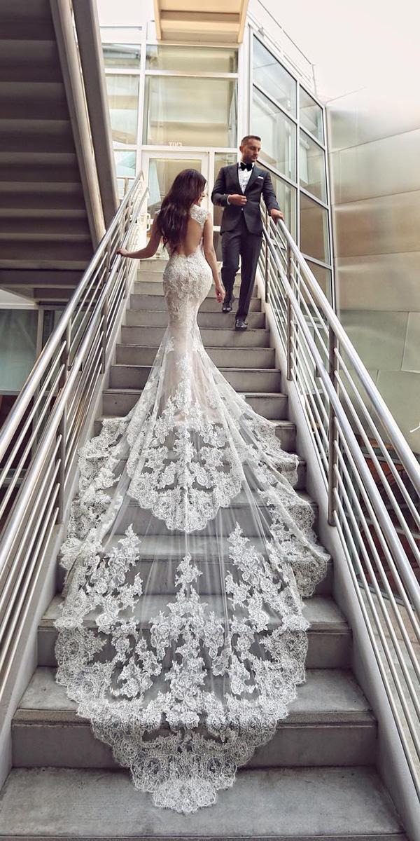 pretty mermaid wedding dresses