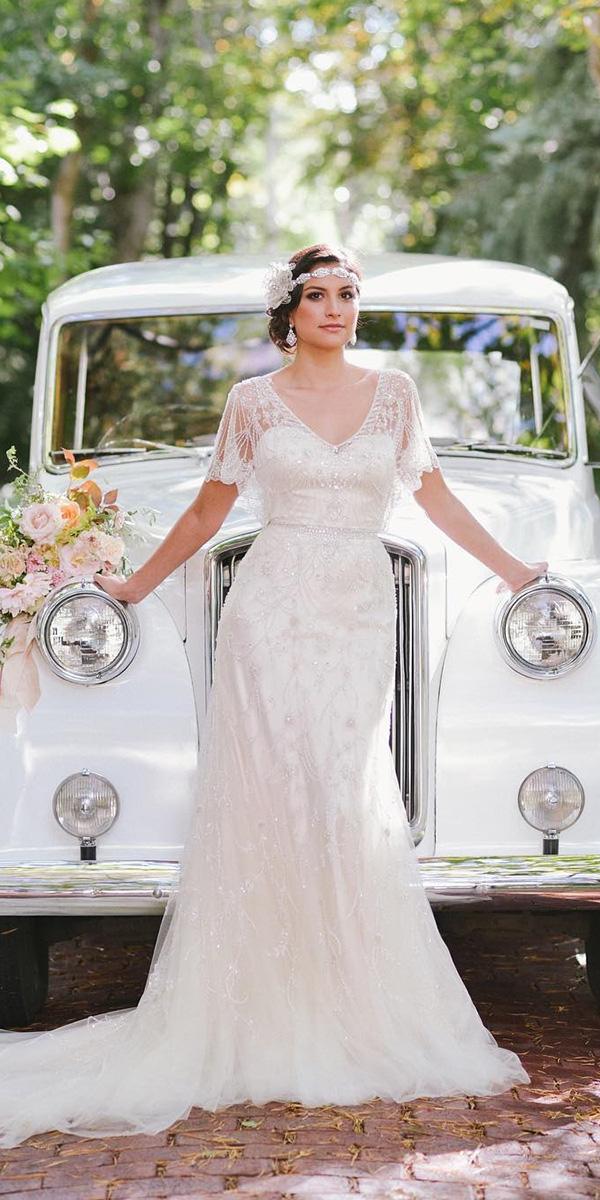 Rustic Lace Wedding Dresses Vintage A Line Sweetheart Rebekah Westover Photography 