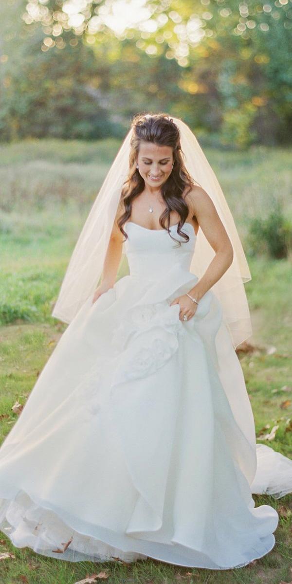 strapless wedding dresses a line sweetheart simple maggie sottero