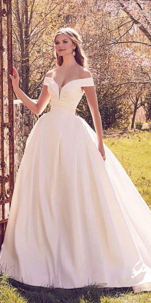  strapless wedding dresses simple ball gown off the shoulder morileeofficia