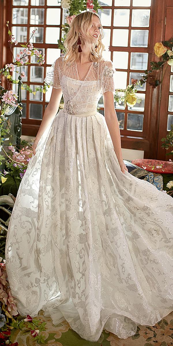 galia lahav wedding dresses ball gown with corset beaded top 2018