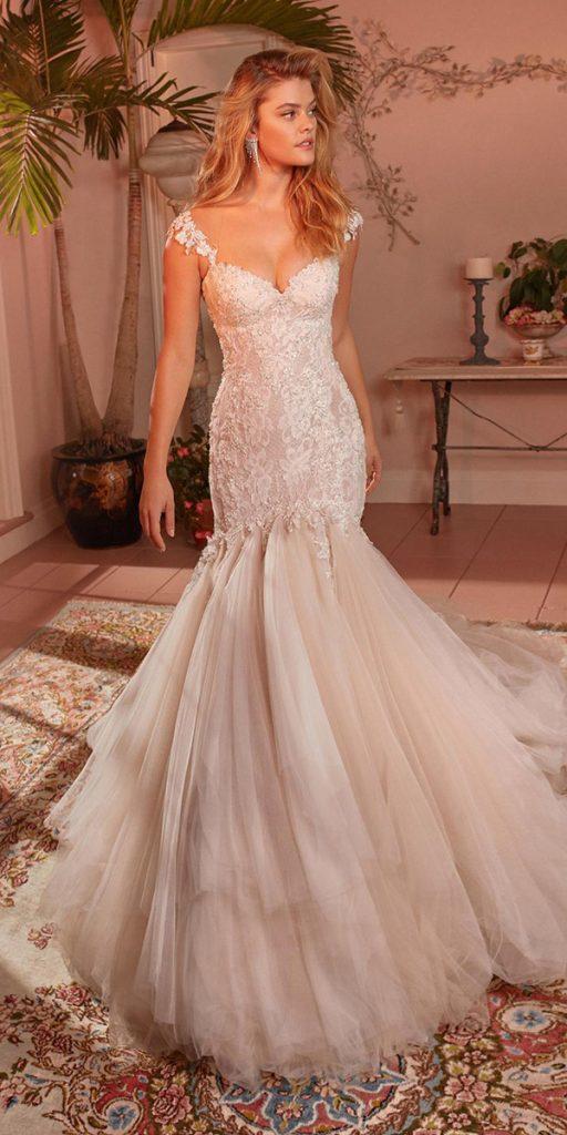  galia lahav wedding dresses fit and flare sweetheart with straps tulle skirt 2019