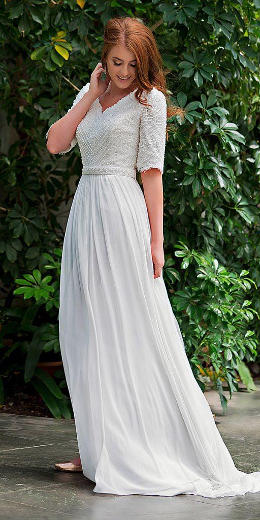 Mon Cheri Modest Wedding Dresses To Look Grate | Wedding Dresses Guide