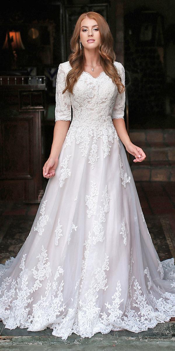 23 Ideas For Modest Wedding Gowns With Sleeves Home Family Style And Art Ideas