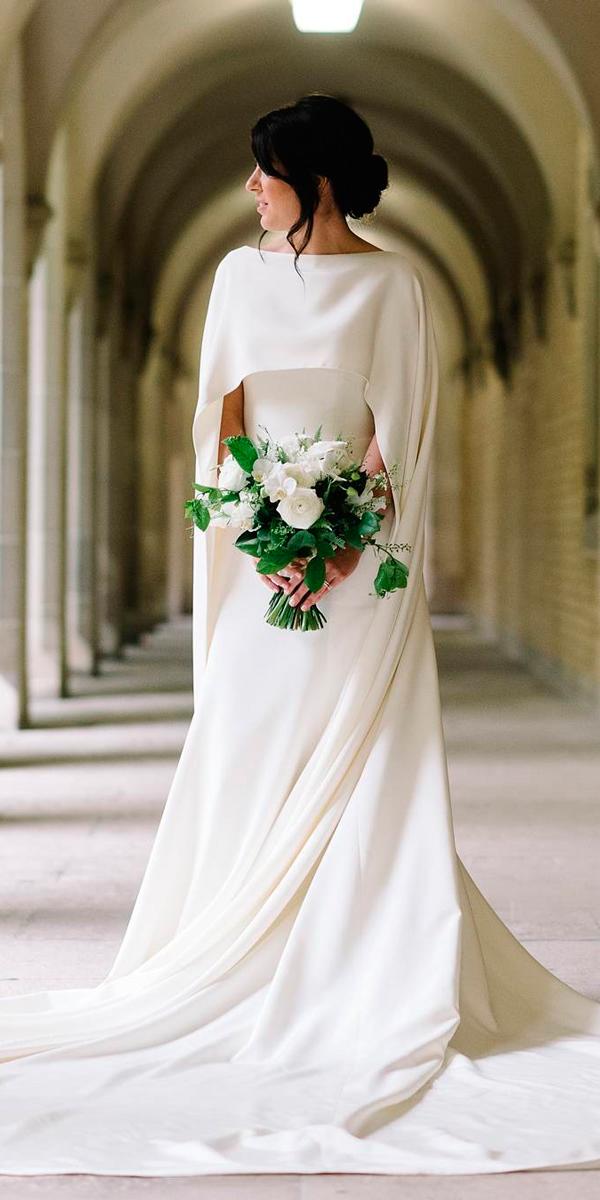 24 Awesome Simple Wedding Dresses For Cute Brides 