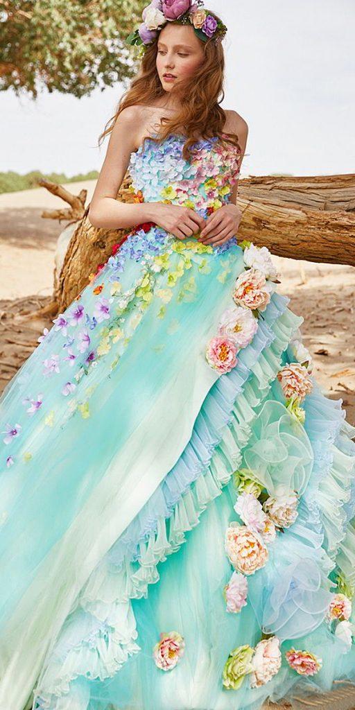 Fairytale Colorful Tiglily 2018 Wedding Dresses | Wedding Dresses Guide