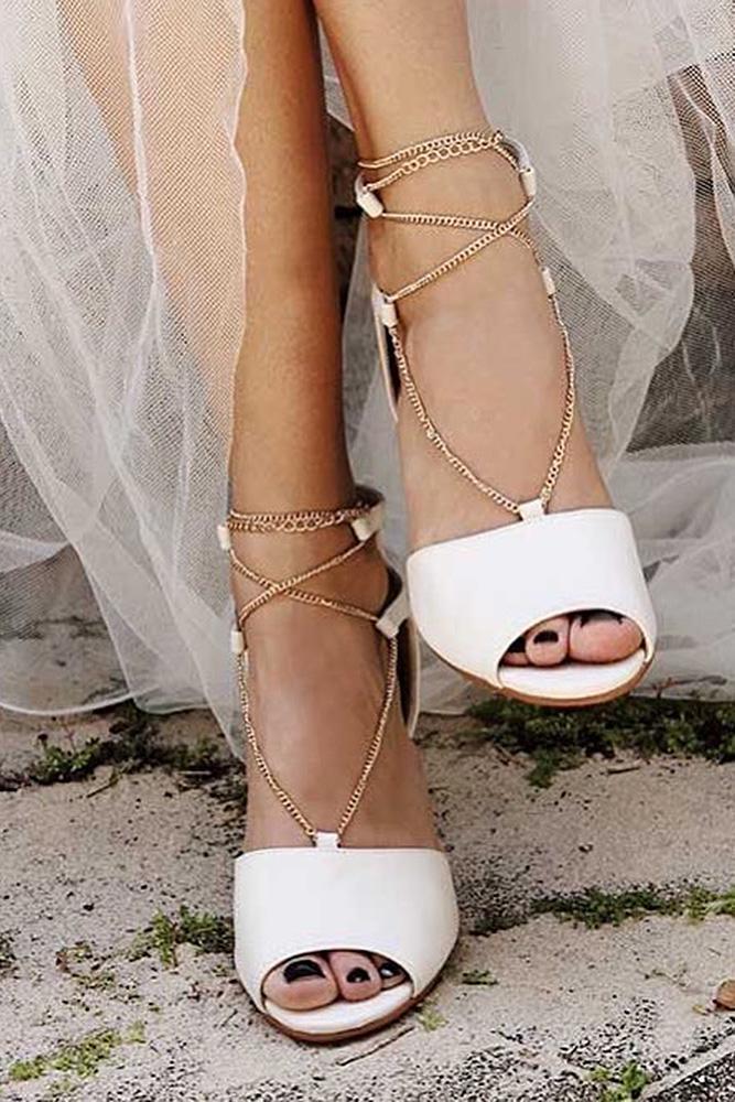 beach wedding heels