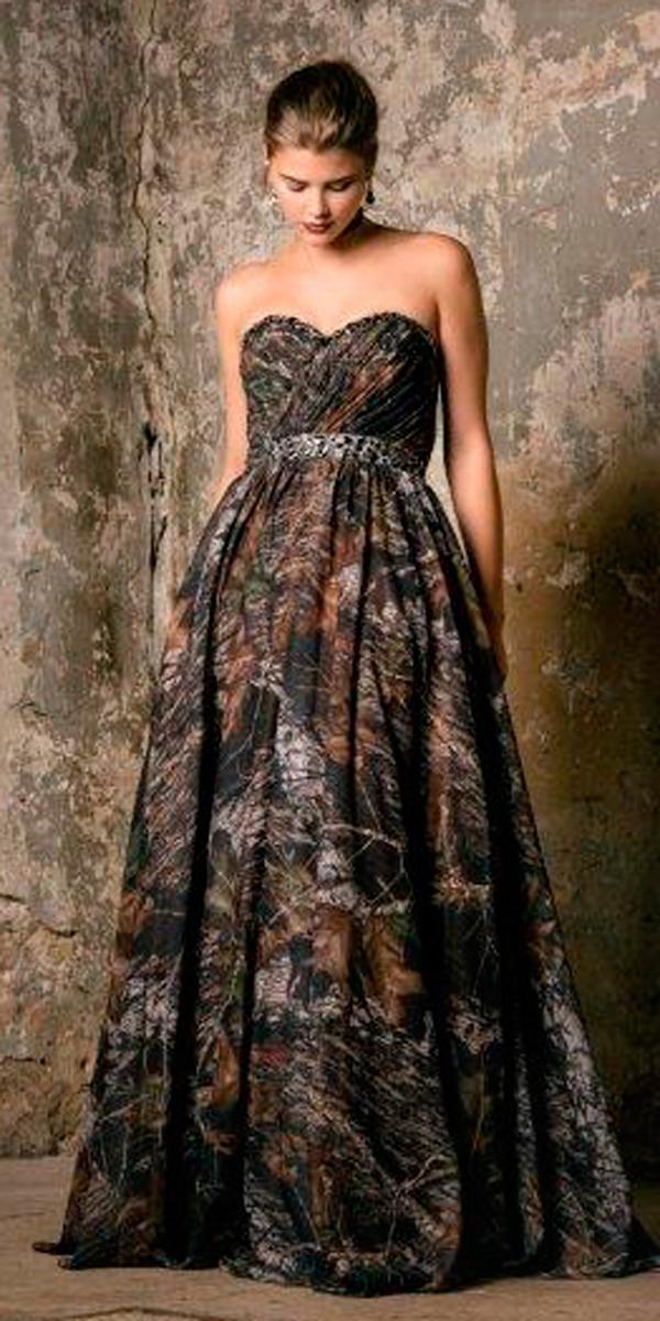 Country camo shop wedding dresses