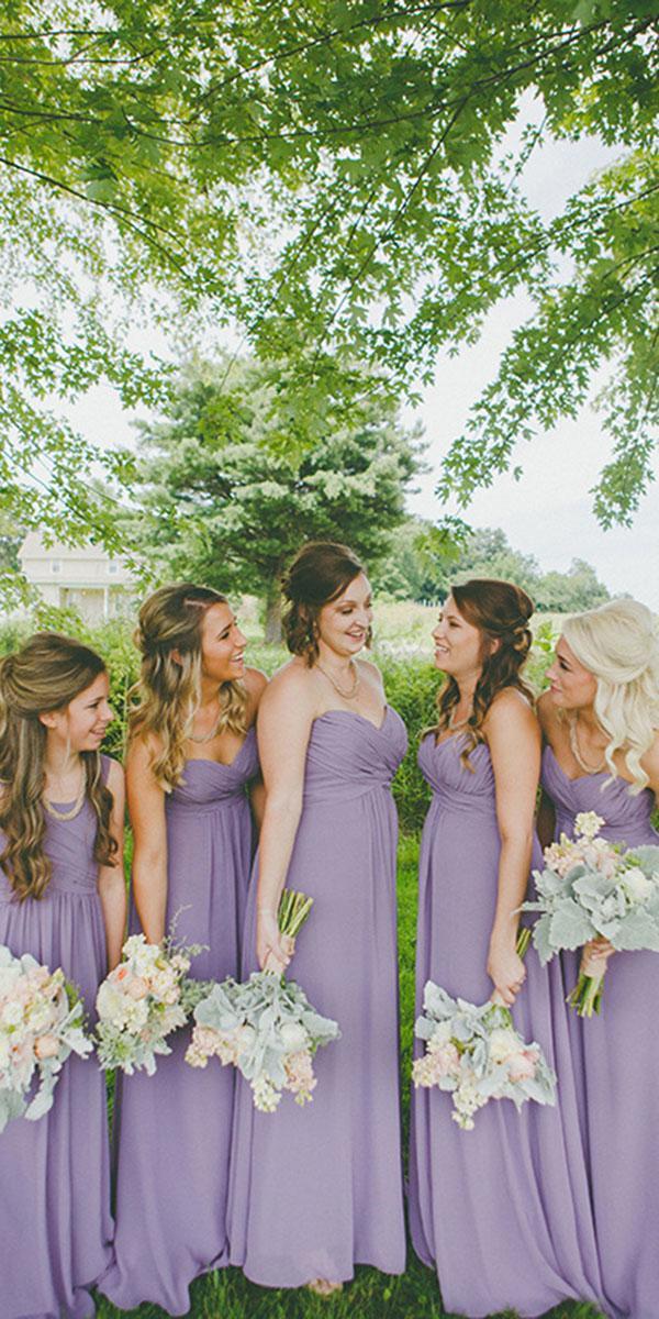 lavender bridesmaid dresses strapless sweetheart long dark cait rose photography