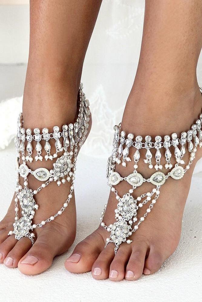 beach wedding shoes barefoot stones forever soles