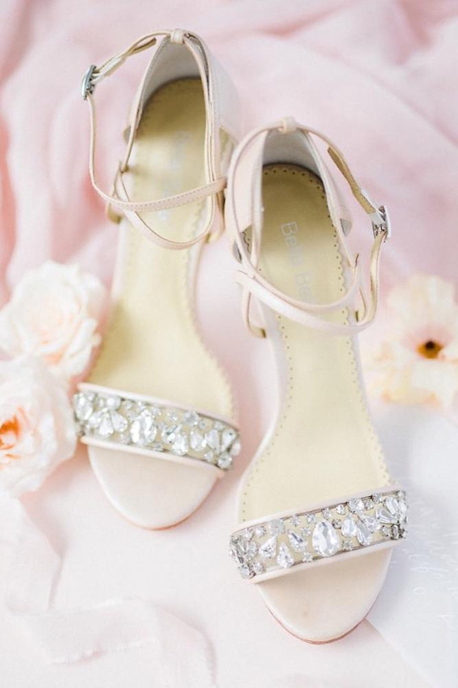 beach wedding shoes flat stones beaded anya kernes