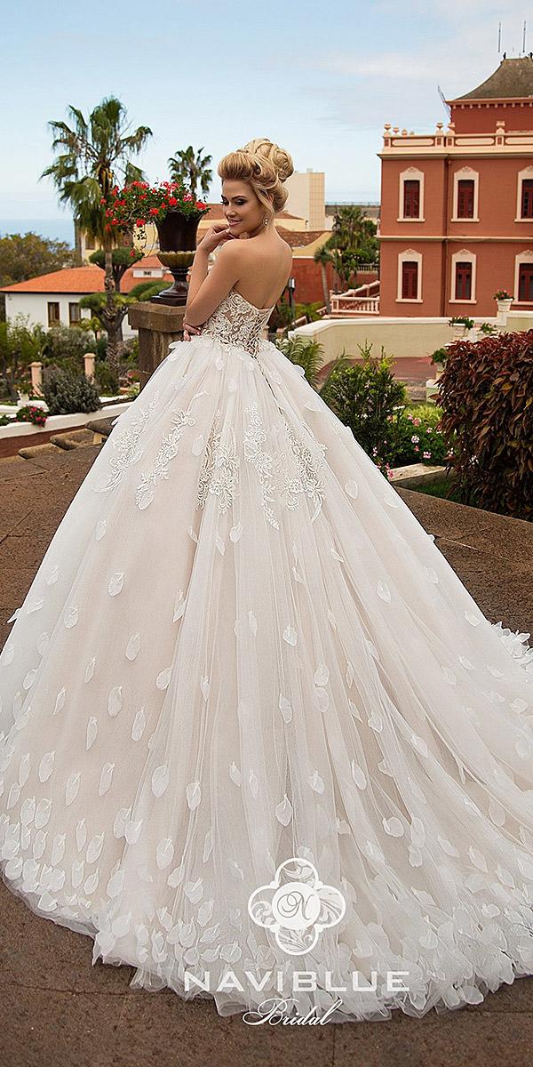 Blue wedding gown outlet 2018