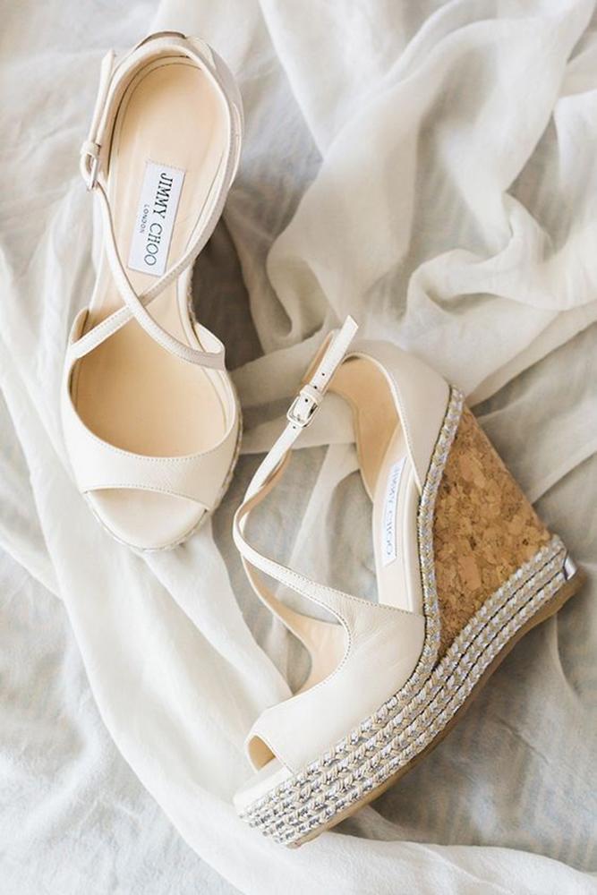  comfortable wedding shoes wedge ivory jimmy choo