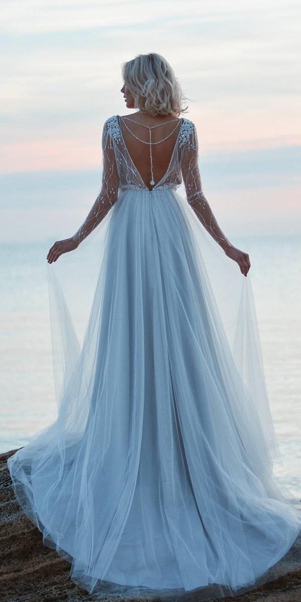 18 Dreamy Blue Wedding Dresses To Inspire