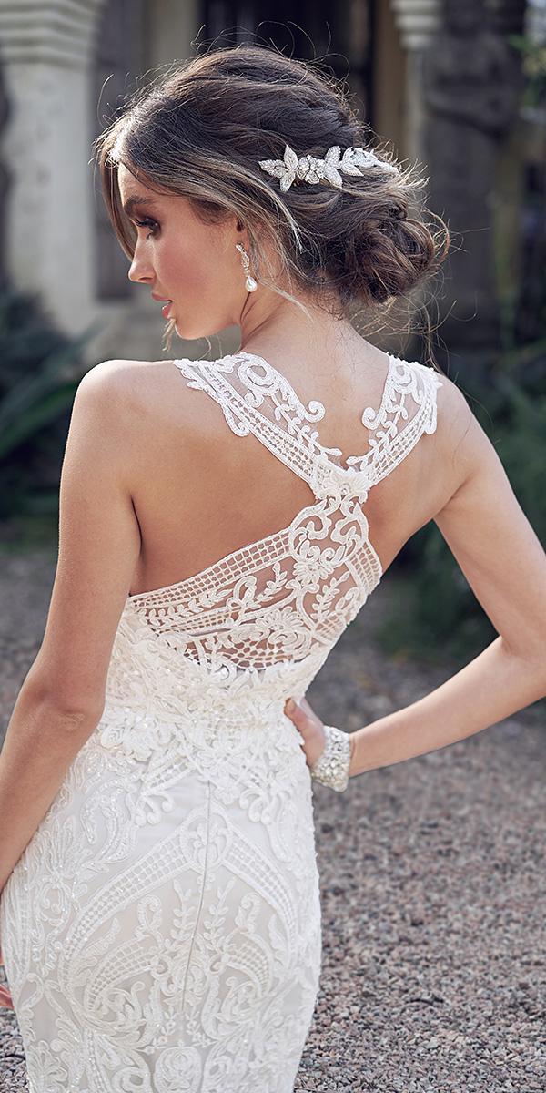 anna campbell wedding dresses 2019 hand beaded embellishment headpiece earrings