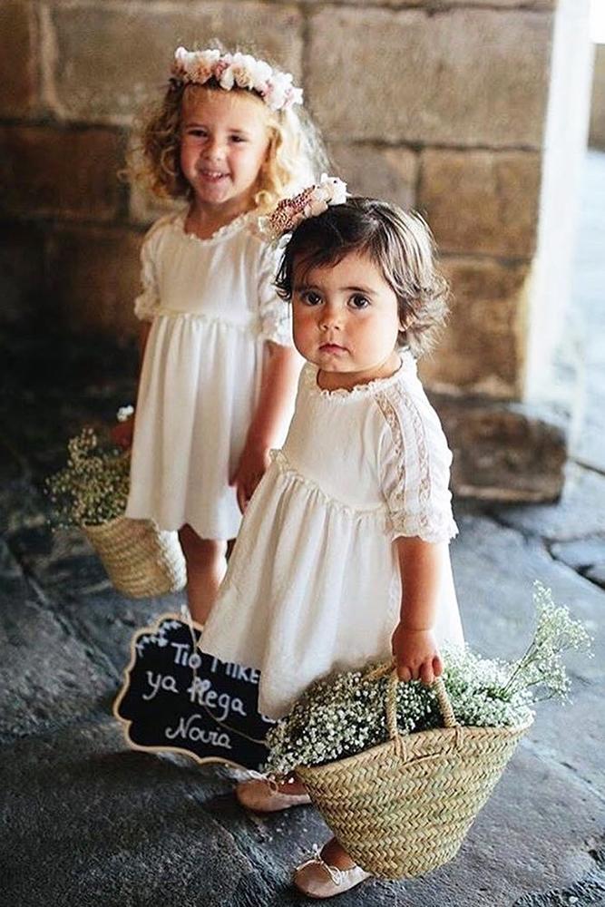 country flower girl dresses simple with three quote sleeves rustic volvoreta