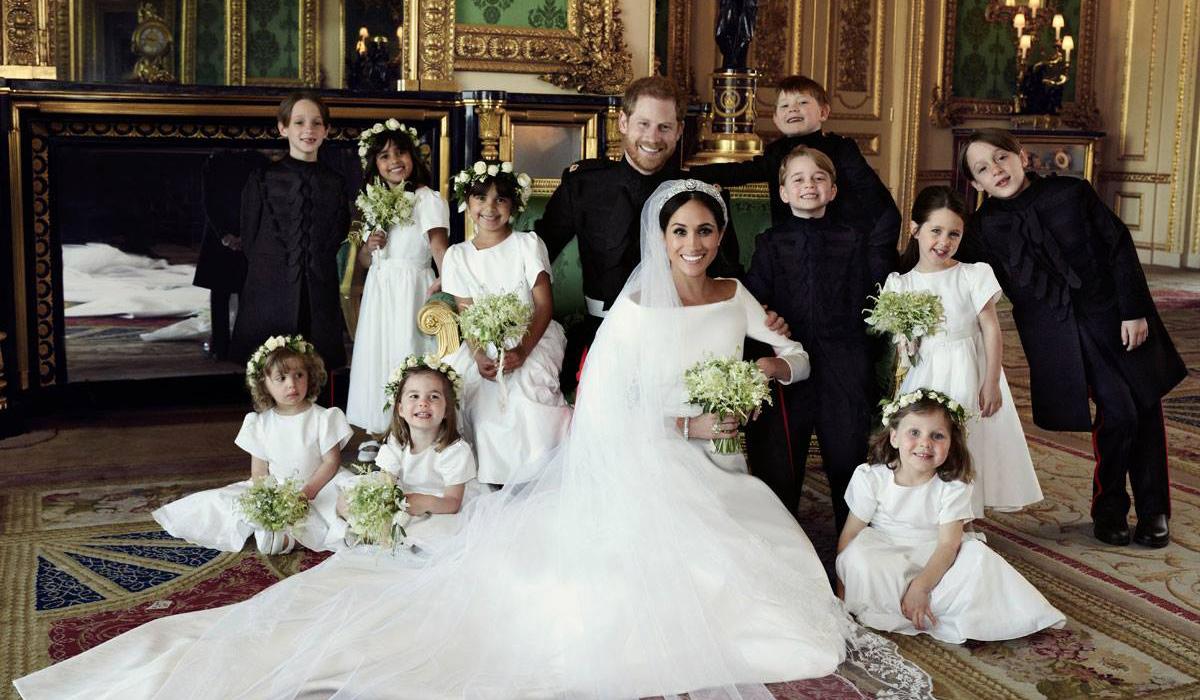 meghan markle and prince harry royal wedding photo clare waight keller