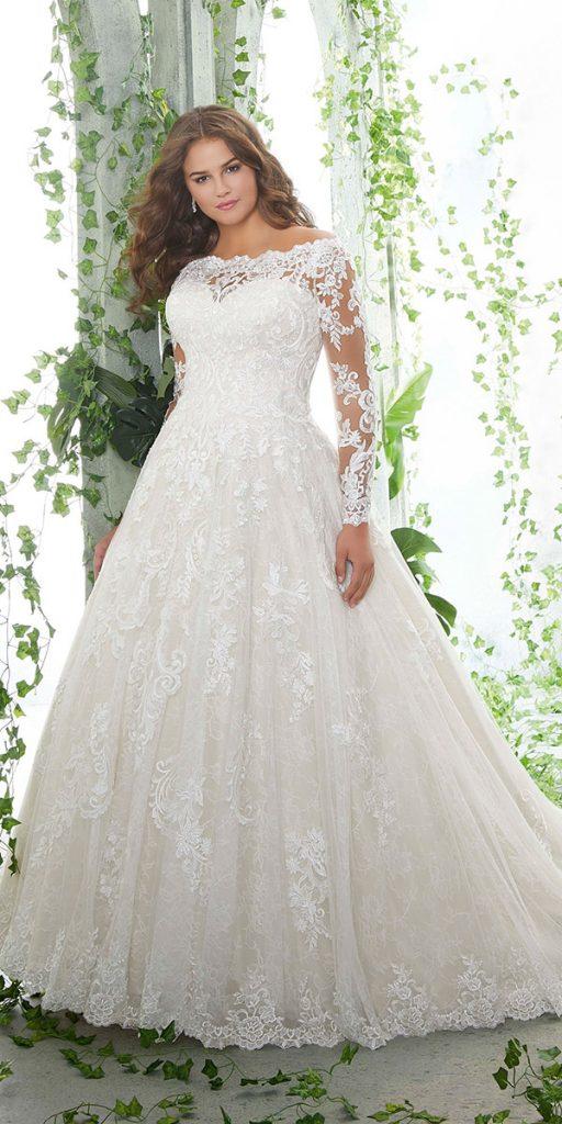 full figure wedding dresses