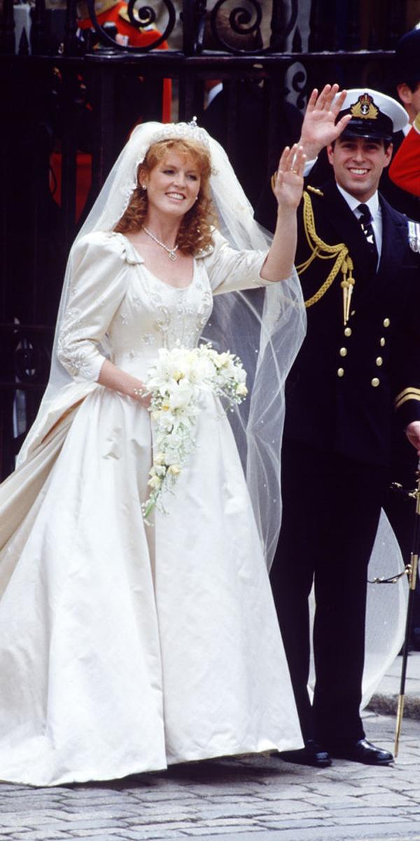 royal wedding ball gown scoop neckline lantern long sleeve simple lindka cierach