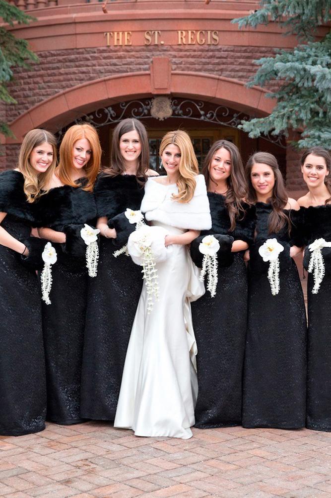 The Perfect Bridal Attire What To Wear To A Winter Wedding