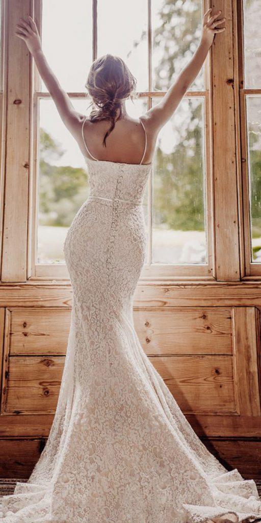 stephanie allin wedding dresses mermaid straps full lace 2019