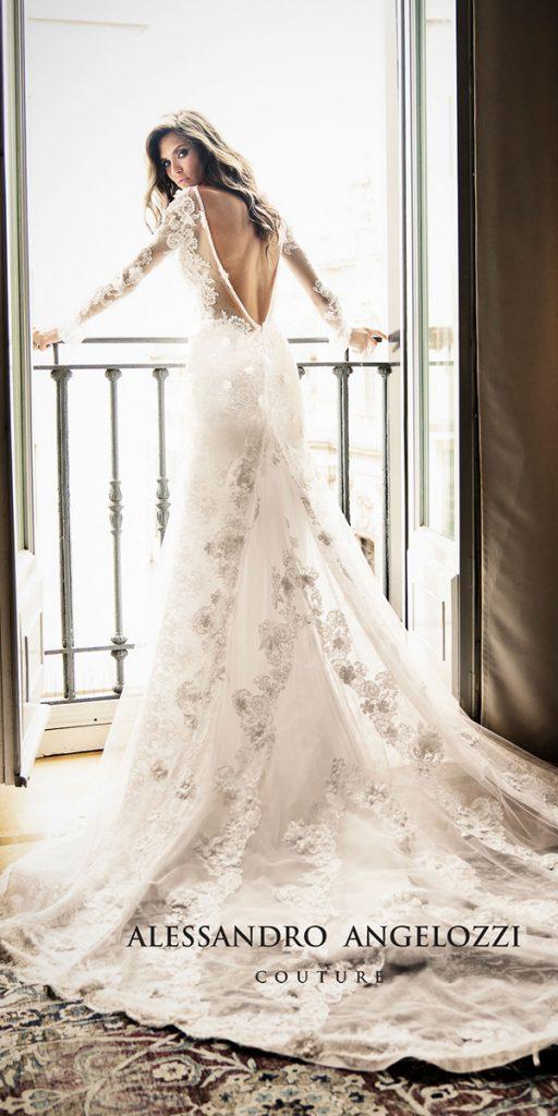 alessandro-angelozzi wedding dresses with illusion long sleeves v back 2019