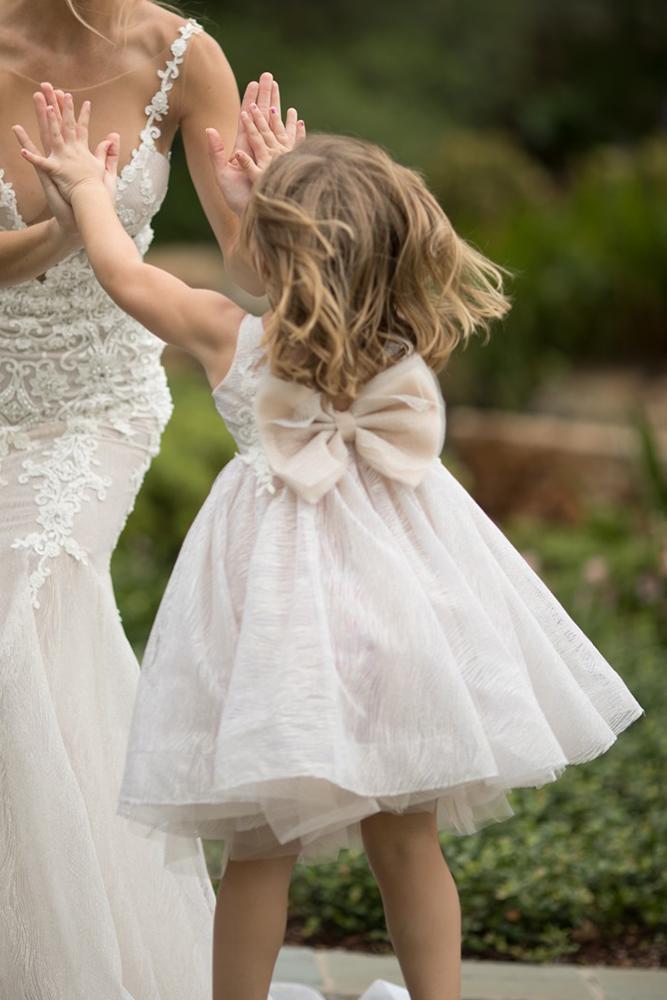  country flower girl dresses with bow naama and anat