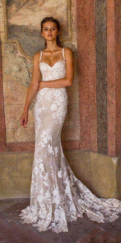 helena kolan wedding dresses 2019 fit and flare sweetheart neckline with straps full embellishment