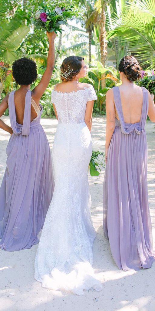 lavender bridesmaid dresses open back simple beach jacquicole