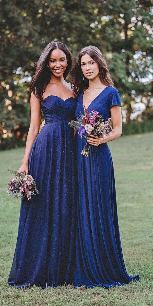  long bridesmaid dresses blue country allurebridals