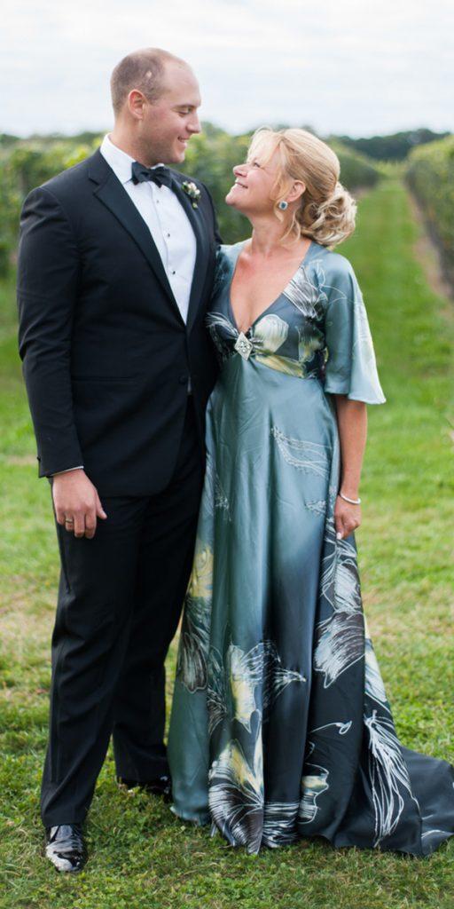 mother of the groom dresses long v neckline for uotdoor country leila brewster
