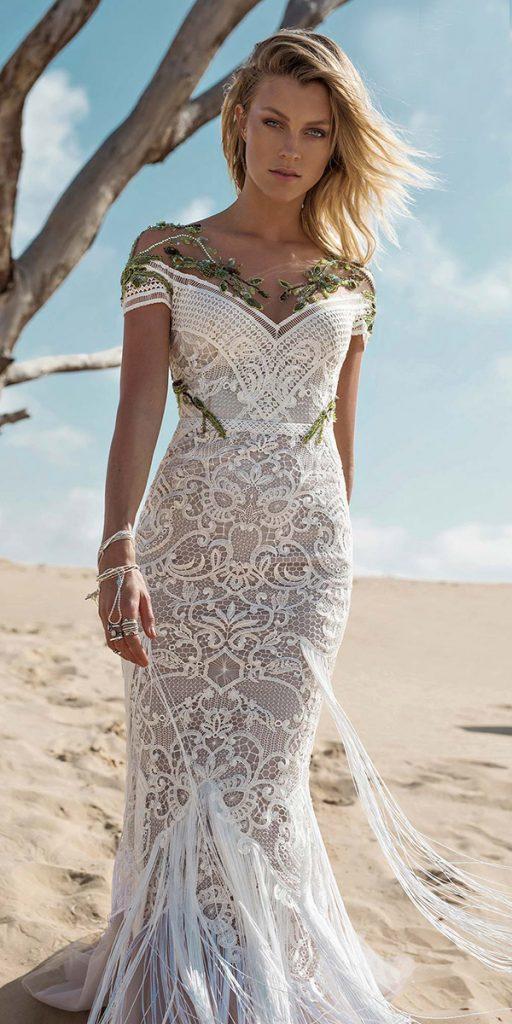 rara avis wedding dresses sheath full lace for beach 2019