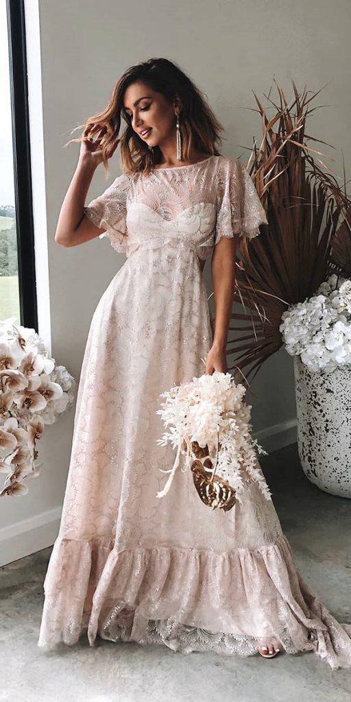 24 Rustic Wedding Dresses To Be A Charming Bride Wedding Dresses