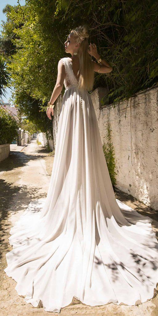 julija bridal fashion wedding dresses a line greek style v back with train 2019