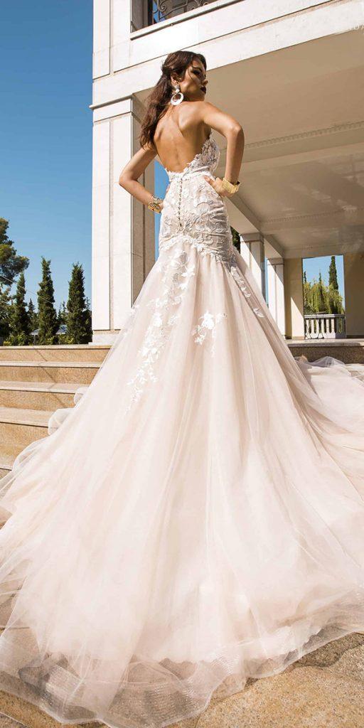 julija bridal fashion wedding dresses fit and flare low back blush 2019