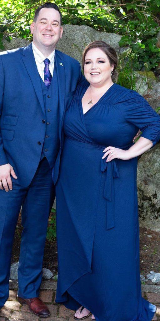mother of the groom dresses navy for plus size with sleeves kiyonnacurves