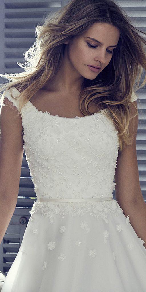 suzanne neville wedding dresses sequins detail beaded frolar square neckline